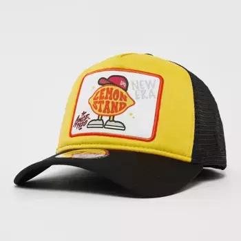 Бейсболка New Era A-Frame Trucker NE Patch, многоцветный/желтый