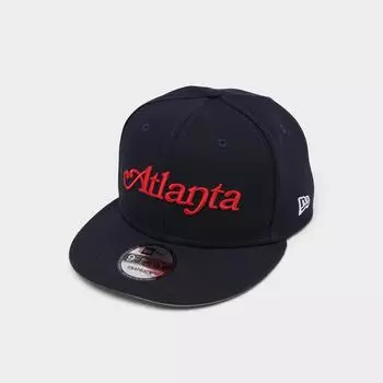 Бейсболка New Era Atlanta Script Icon 9FIFTY Snapback, синий