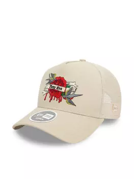 Бейсболка New Era, бежевый