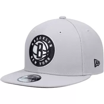 Бейсболка New Era Brooklyn Nets, серый