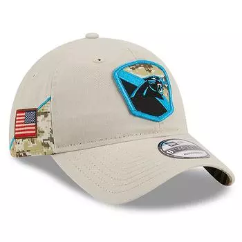 Бейсболка New Era Carolina Panthers, серый