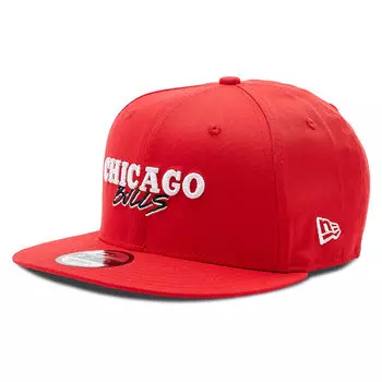 Бейсболка New Era Chicago Bulls, красный