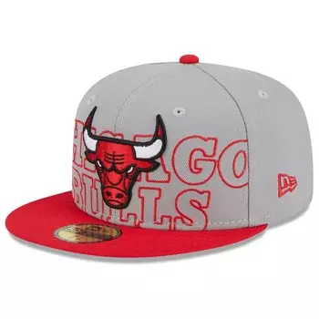 Бейсболка New Era Chicago Bulls, серый