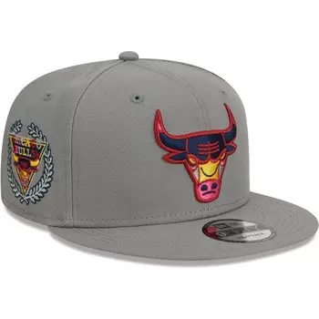 Бейсболка New Era Chicago Bulls, серый