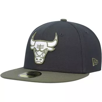 Бейсболка New Era Chicago Bulls, угольный