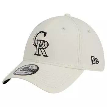 Бейсболка New Era Colorado Rockies, кремовый