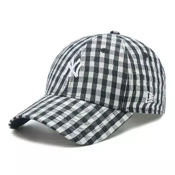 Бейсболка New Era Gingham, серый