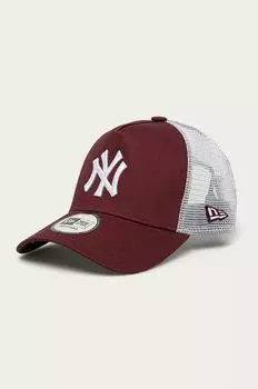 Бейсболка New Era, гранат