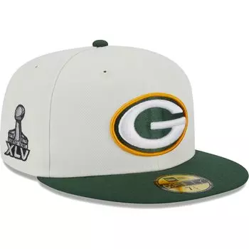 Бейсболка New Era Green Bay Packers, кремовый