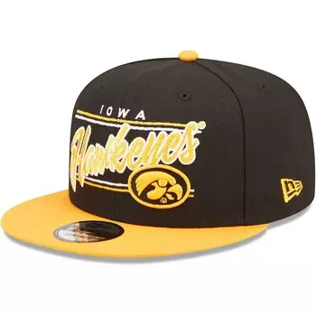 Бейсболка New Era Iowa Hawkeyes, черный