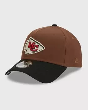 Бейсболка New Era Kansas City Chiefs Harvest 940Af Cap, коричневый