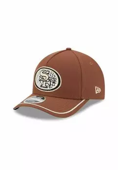 Бейсболка New Era, коричневый