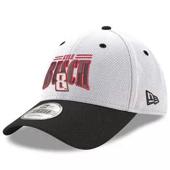 Бейсболка New Era Kyle Busch, белый