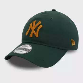 Бейсболка New Era League Essential MLB New York Yankees 9TWENTY, зеленый/оранжевый