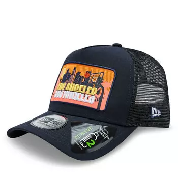 Бейсболка New Era LicensePlate Trucker, темно-синий
