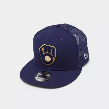 Бейсболка New Era Milwaukee Brewers MLB Trucker 9FIFTY Snapback, синий