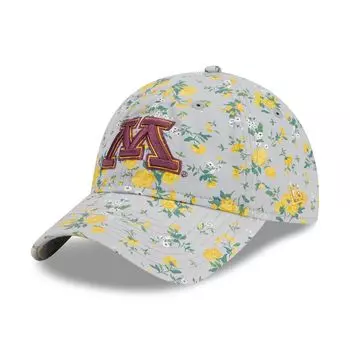 Бейсболка New Era Minnesota Golden Gophers, серый
