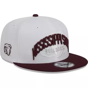 Бейсболка New Era Mississippi State Bulldogs, белый