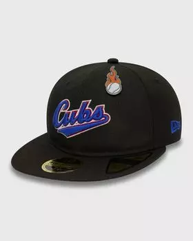 Бейсболка New Era Mlb Coop Pin 59Fifty Chicago Cubs Otc, черный
