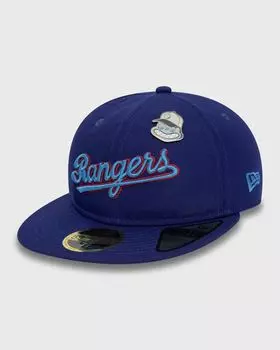 Бейсболка New Era Mlb Coop Pin 59Fifty Texas Rangers Otc, синий