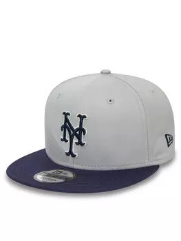 Бейсболка New Era Mlb Patch 950 Mets 60503479, серый