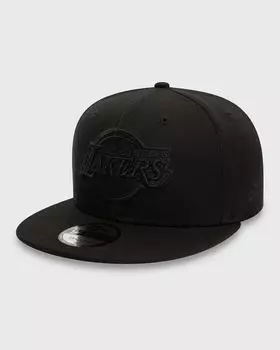 Бейсболка New Era Monochrome 9Fifty Los Angeles Lakers, черный