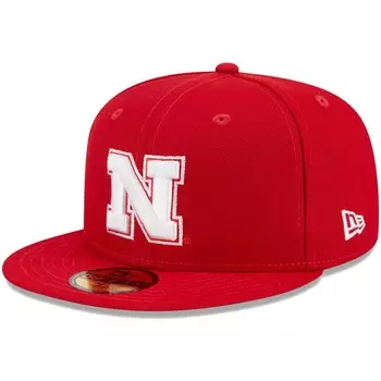 Бейсболка New Era Nebraska Huskers, алый