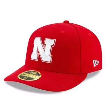 Бейсболка New Era Nebraska Huskers, алый