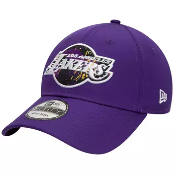 Бейсболка NEW ERA New Era 9FORTY Los Angeles Lakers NBA Print Infill, фиолетовый