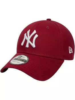 Бейсболка NEW ERA New Era 9FORTY New York Yankees MLB League Essential, цвет dunkelrot
