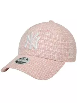 Бейсболка NEW ERA New Era Wmns Summer Tweed 9FORTY New York Yankees, розовый