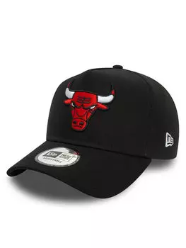 Бейсболка New Era Patch Chicago Bulls 9FORTY E-Frame 60580707, черный