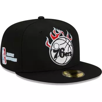 Бейсболка New Era Philadelphia 76Ers, черный