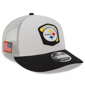 Бейсболка New Era Pittsburgh Steelers, серый
