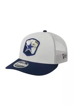 Бейсболка New Era, серо-коричневый