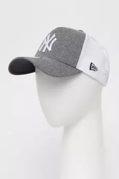 Бейсболка New Era, серый