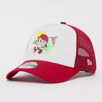 Бейсболка New Era Trucker Kids Child Mas MLB New York Yankees, красный/белый