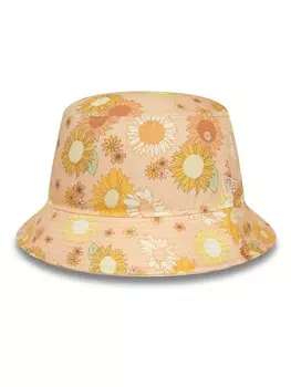 Бейсболка New Era WMNS FLORAL AOP BUCKET, оранжевый