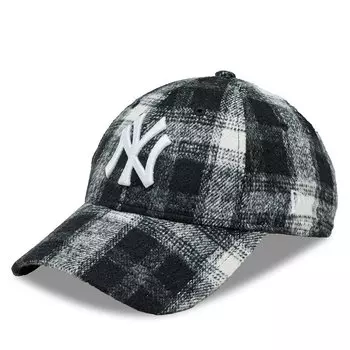 Бейсболка New Era WmnsPlaid, серый
