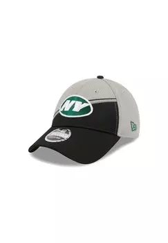 Бейсболка NEW YORK JETS NFL 2023 SIDELINE 9FORTY STRETCH SNAPBA New Era, черный