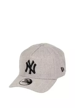 Бейсболка NEW YORK YANKEES MLB HEATHER LOGO 9FORTY A-FRAME SNAPBACK New Era, цвет grau