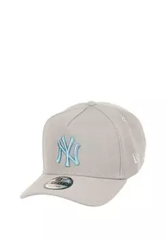 Бейсболка NEW YORK YANKEES MLB WORLD SERIES 1996 SIDEPATCH COOPERSTOWN SKY 9FORTY A-FRAME SNAPBACK New Era, цвет grau