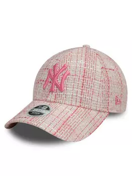 Бейсболка New York Yankees Tweed 9Forty 60595382 New Era, розовый