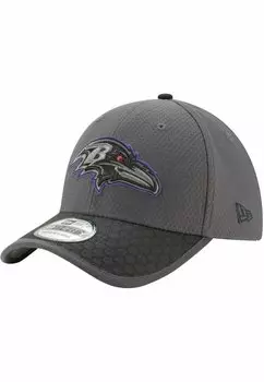Бейсболка NFL SIDELINE BALTIMORE RAVENS New Era, цвет graphite