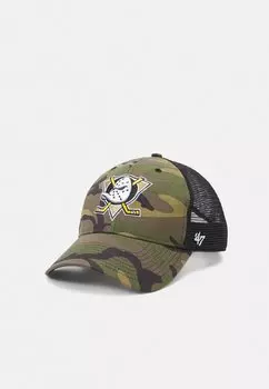 Бейсболка NHL ANAHEIM DUCKS CAMO BRANSON UNISEX '47, цвет khaki