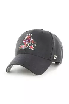 Бейсболка NHL Arizona Coyotes из смесовой шерсти 47 brand, черный