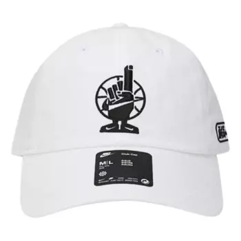 Бейсболка Nike Club CHBL Cap 'White Black', белый