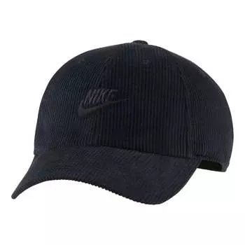 Бейсболка Nike Corduroy Cap 'Black', черный