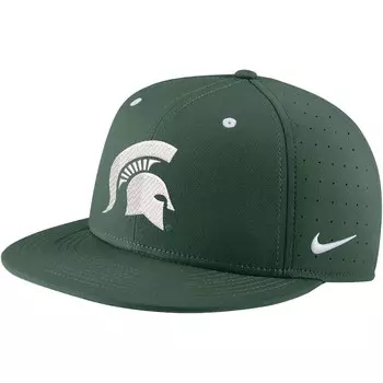 Бейсболка Nike Michigan State Spartans, зеленый