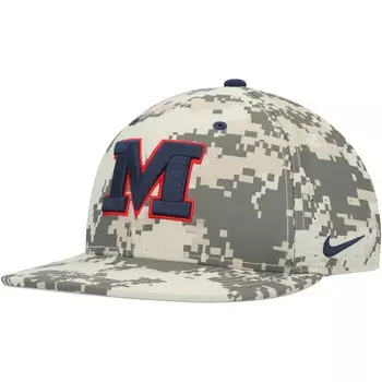 Бейсболка Nike Ole Miss Rebels, камуфляж